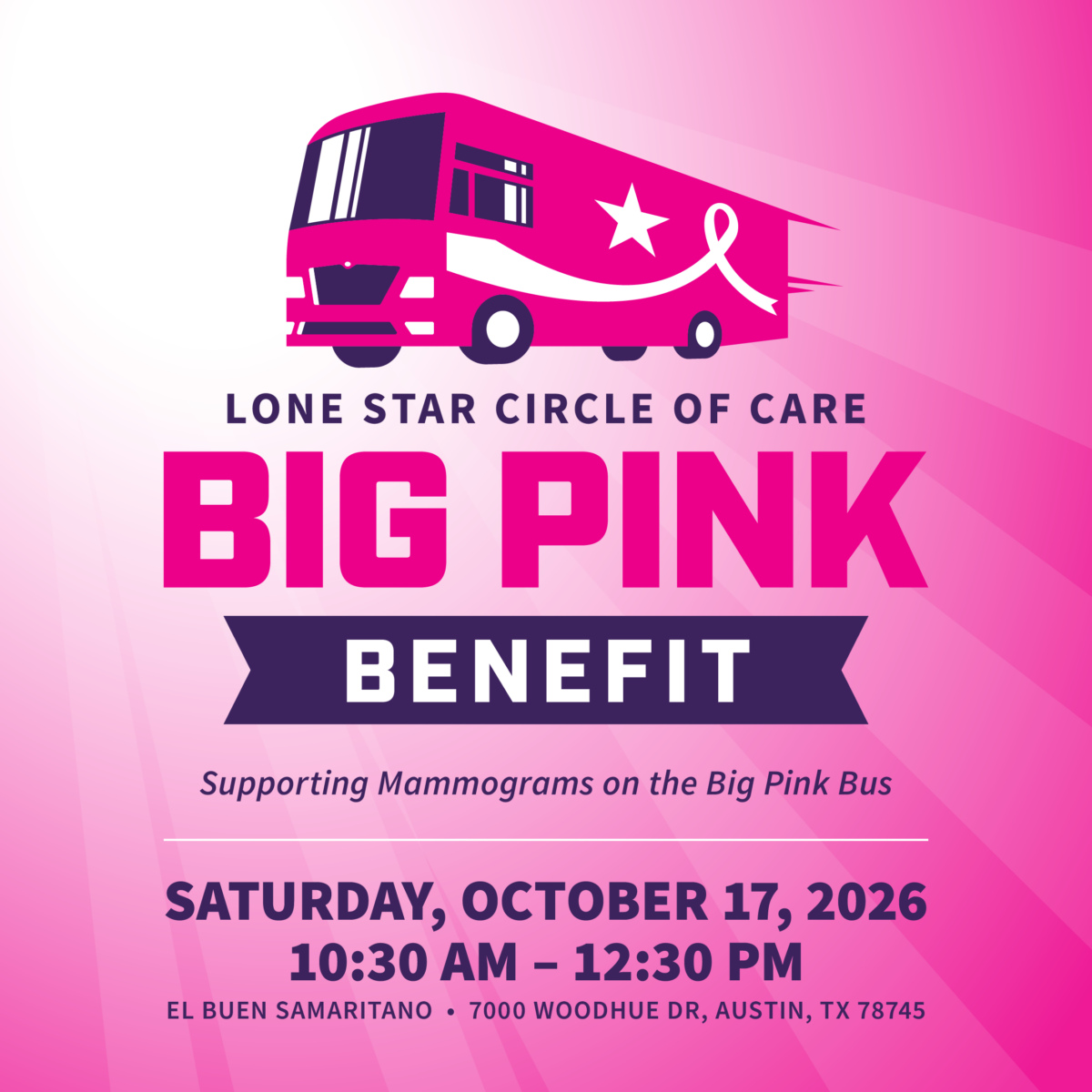 Join us for the 2nd Annual Big Pink Benefit